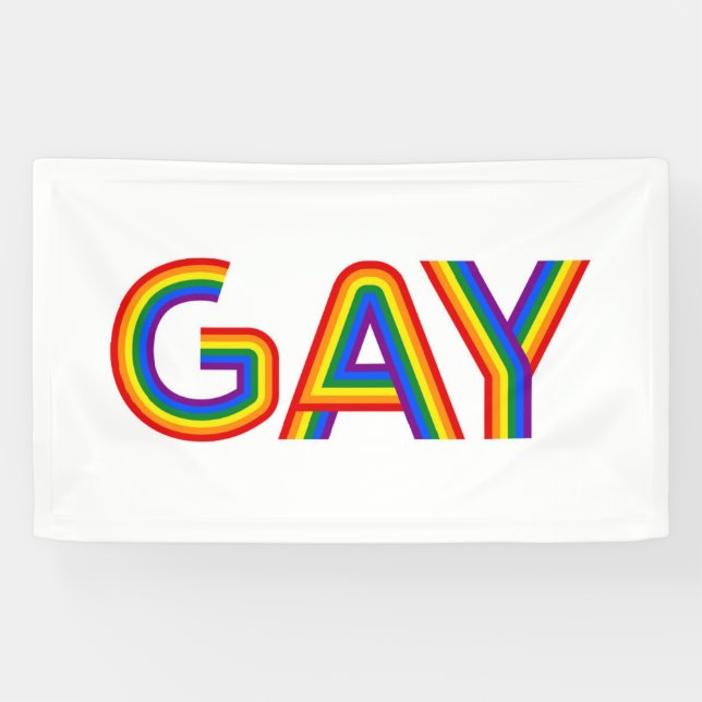 BANDEROLES GAY (Horizontal)