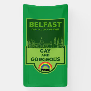 Banderoles Gay pride Belfast - Brighton Irlande LGBT -