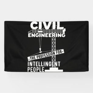 Banderoles Génie Civil La profession pour l'intelligence