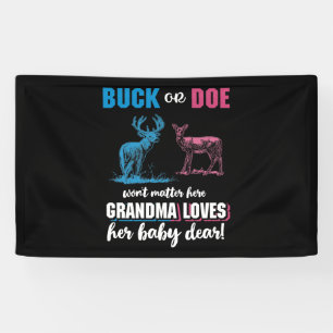 Banderoles Genre Reveillez Buck ou Doe Party Grand-mère