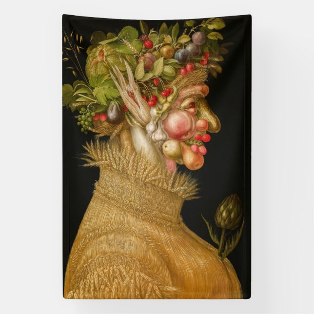 Banderoles Giuseppe Arcimboldo - Été (Verticale)