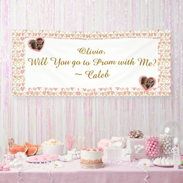 Banderoles  Go to Prom with Me | Romantic Promposal (Fête)
