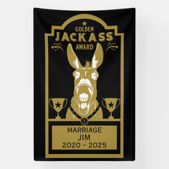 Banderoles Golden Jackass (Verticale)