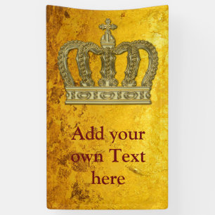 Banderoles Golden Royal Crown II + votre backgr. & idées