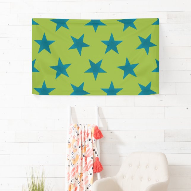 Banderoles Golden Stars Motif 20 (En situation)