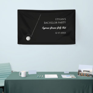 Banderoles Golf Bachelor Party - Golf trip Classic Stylish