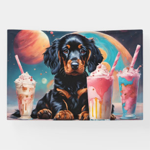Banderoles Gordon Setter Puppy N Milkshakes