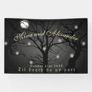 Banderoles Goth de la forêt enchantée foncée Mariage d'Hallow