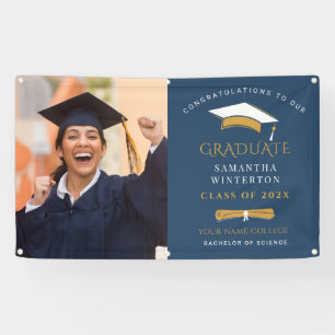 Banderoles Grad Photo 2025 Graduation Custom