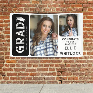 Banderoles Graduate moderne 2 - Photo Graduate