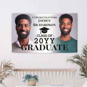 Banderoles Graduation Photo Collage Custom Grad Congrats