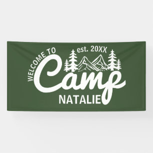 Banderoles Grand Camp Personnalisé Bachelorette Cool de fête 