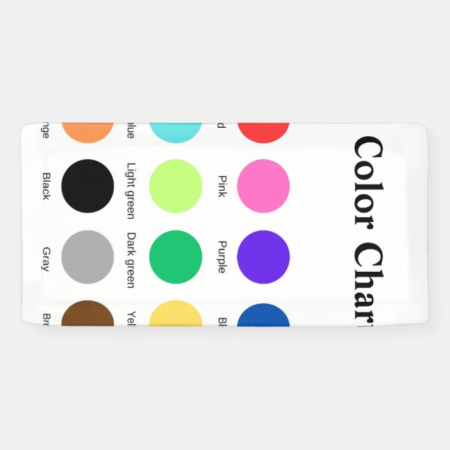 Banderoles Graphique en couleurs enseignants enfants graphiqu (Horizontal)