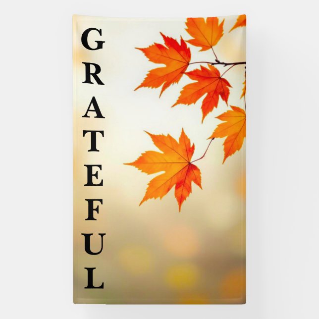 Banderoles Grateful in Every Season (Verticale)