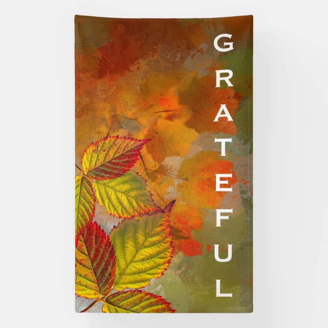 Banderoles Grateful in Every Shade (Verticale)