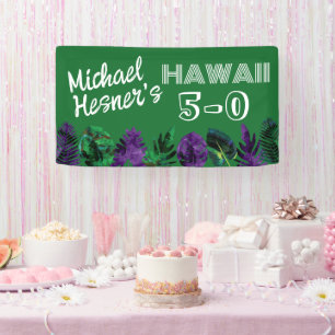 Banderoles Green, Plum Hawaii 5-0 50e fête d'anniversaire