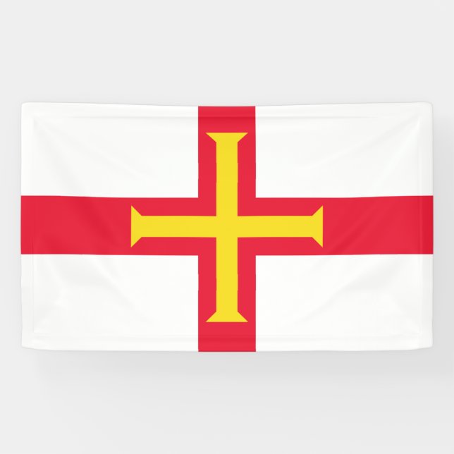 Banderoles Guernsey flag Banner (Horizontal)