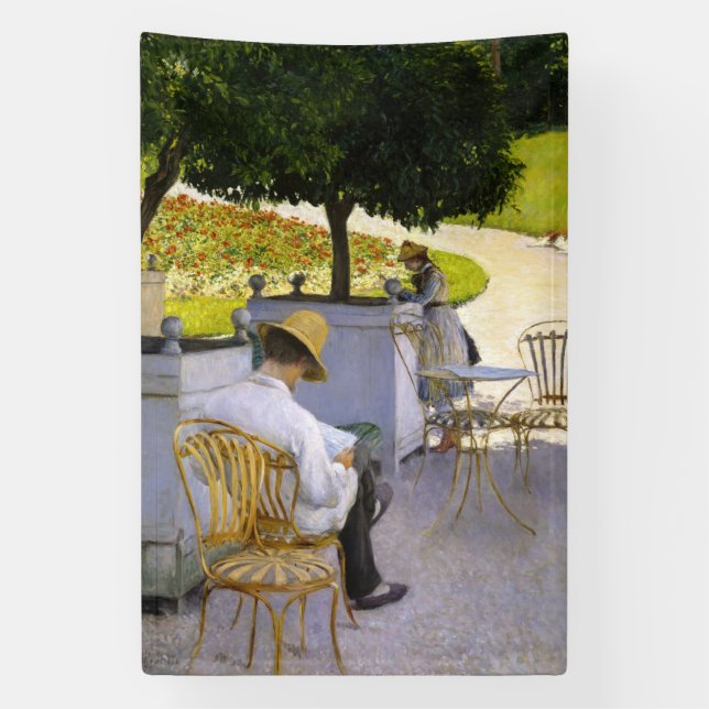 Banderoles Gustave Caillebotte - Les Orangers (Verticale)