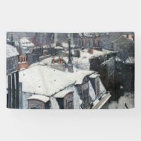 Gustave Caillebotte - Toits dans la neige
