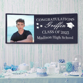 Banderoles Guy Grad Modern Graduate Photo personnalisée