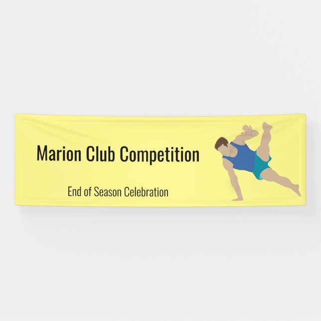 Banderoles Gymnaste masculin (Horizontal)
