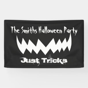 Banderoles Halloween au sourire malin