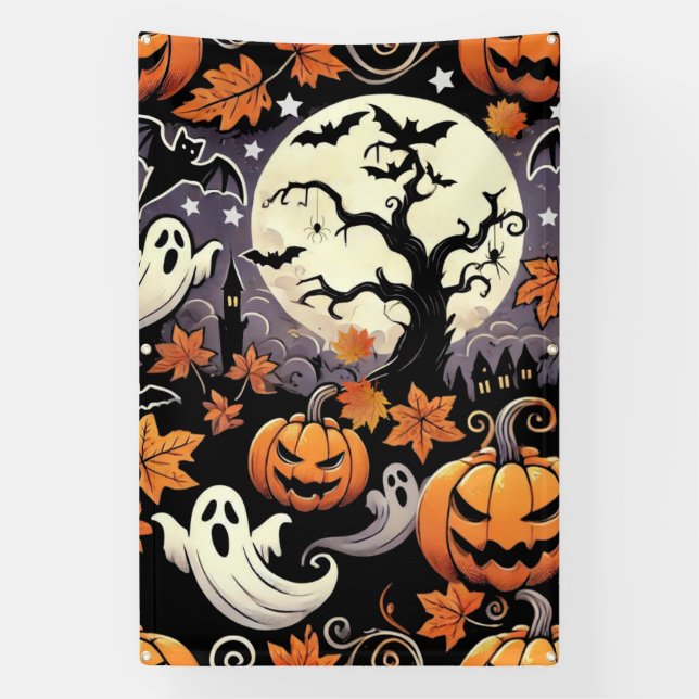 Banderoles Halloween/Automne/Automne (Verticale)