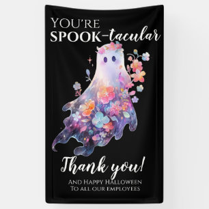 Banderoles Halloween Merci employé