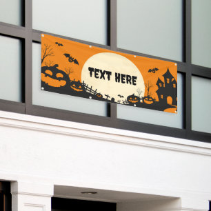 Banderoles Halloween personnalisable