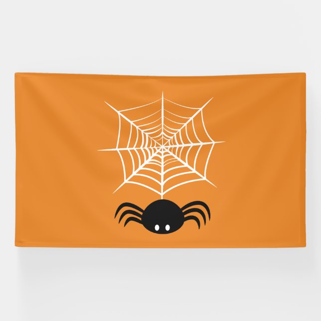 Banderoles Halloween Spider Web (Horizontal)