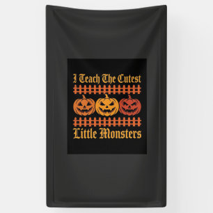 Banderoles Halloween Trick Or Treat Petits Monstres Citrouill
