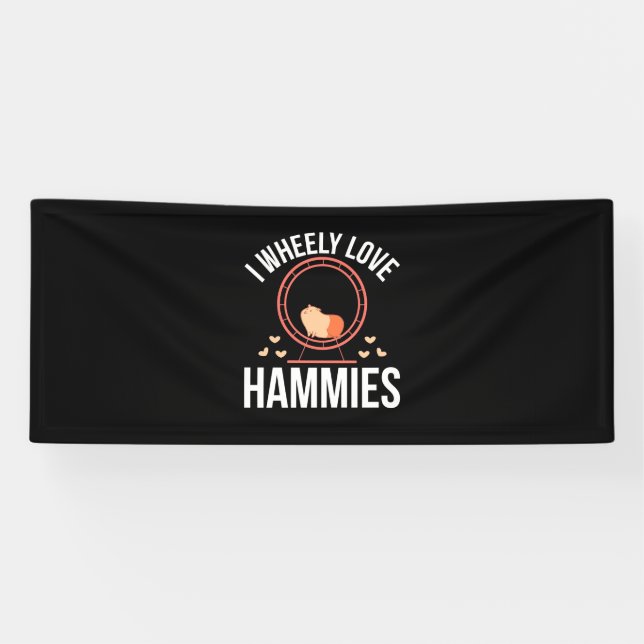 Banderoles Hamster I Wheely Love Hammies (Horizontal)