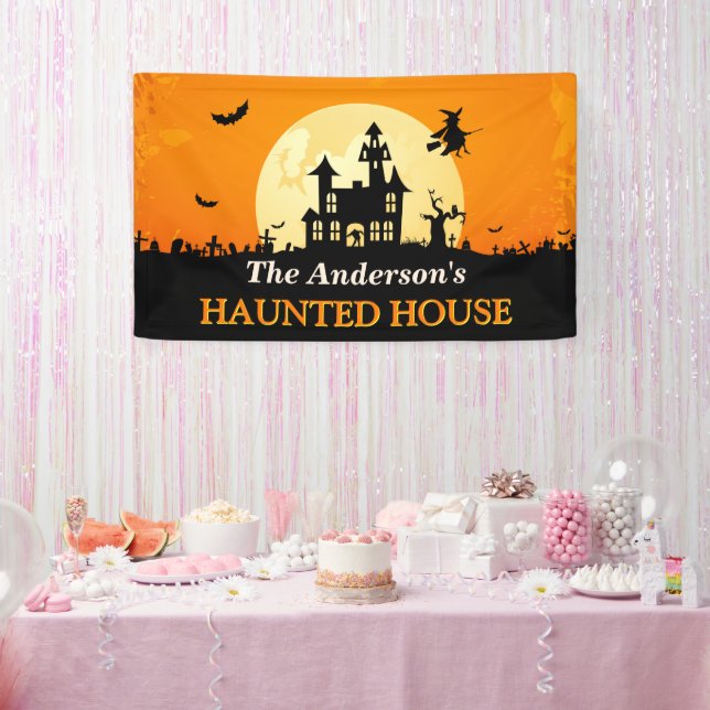Banderoles Happy Halloween - Bienvenue à Déplaisant Haunted H (Fête)