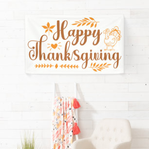 Banderoles Happy Thanksgiving