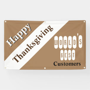 Banderoles Happy Thanksgiving