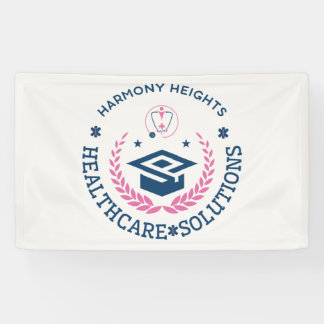 Banderoles Harmony Heights Healthcare Solutions Logo de l'ent
