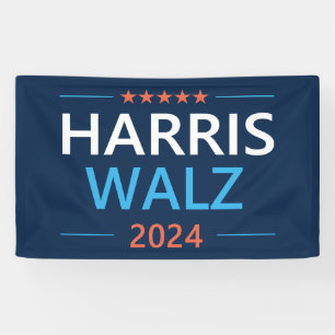 Banderoles Harris Walz 2024 pour Président