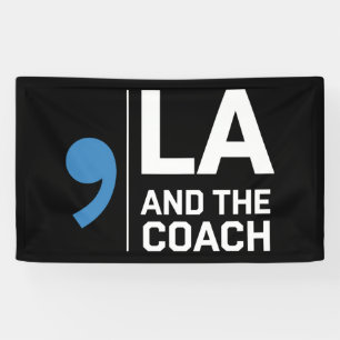 Banderoles Harris Walz 2024 Virgule La et The Coach 2024