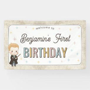 Banderoles Harry Potter Chibi Draco Malfoy Magicien Anniversa
