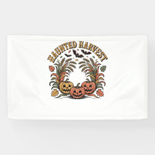 Banderoles Hauné Harvest Retro Halloween Citrouille