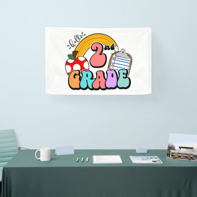 Banderoles Hello deuxième grade (Salon professionnel)