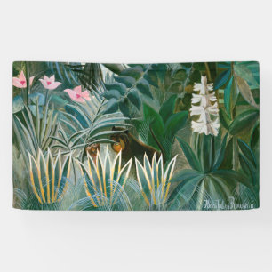 Banderoles Henri Rousseau - La jungle équatoriale