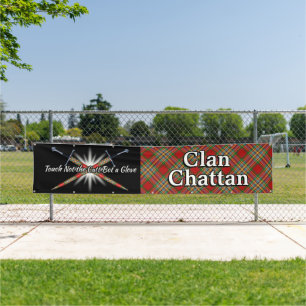 Banderoles Highland Festival Clan Chattan Tent