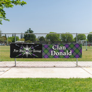 Banderoles Highland Festival Clan Donald MacDonald Tent