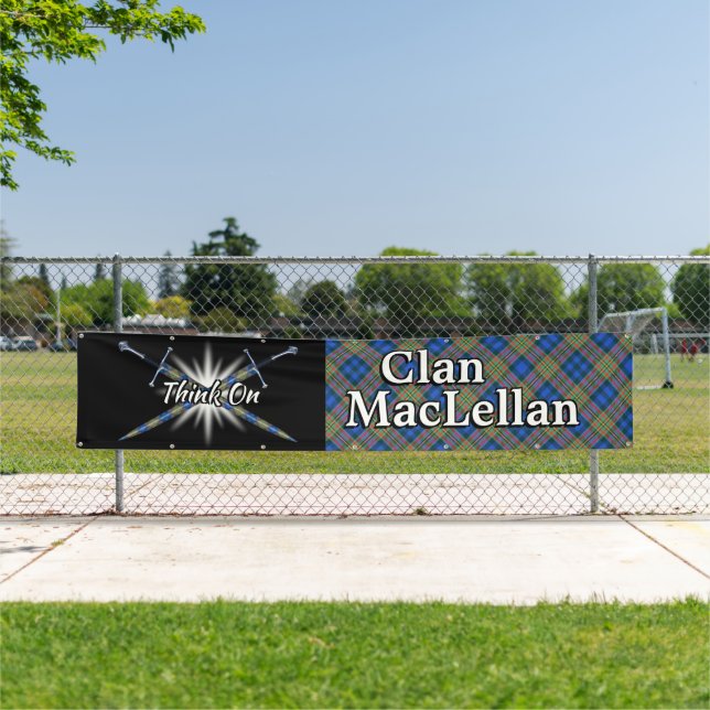 Banderoles Highland Festival Clan MacLellan Tent (En situation)