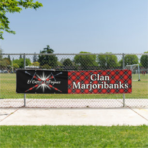 Banderoles Highland Festival Clan Marjoribanks Tente