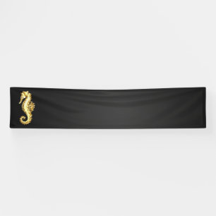 Banderoles Hippocampe Polygonal Or
