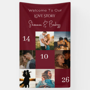 Banderoles Histoire d'amour moderne Engagement / Mariage  Pho