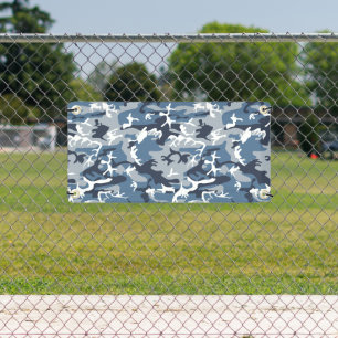 Banderoles Hiver Camouflage bleu neige, Militaire, Armée