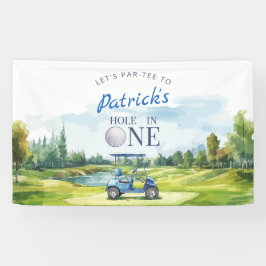Banderoles Hole In One Golf 1st Birthday